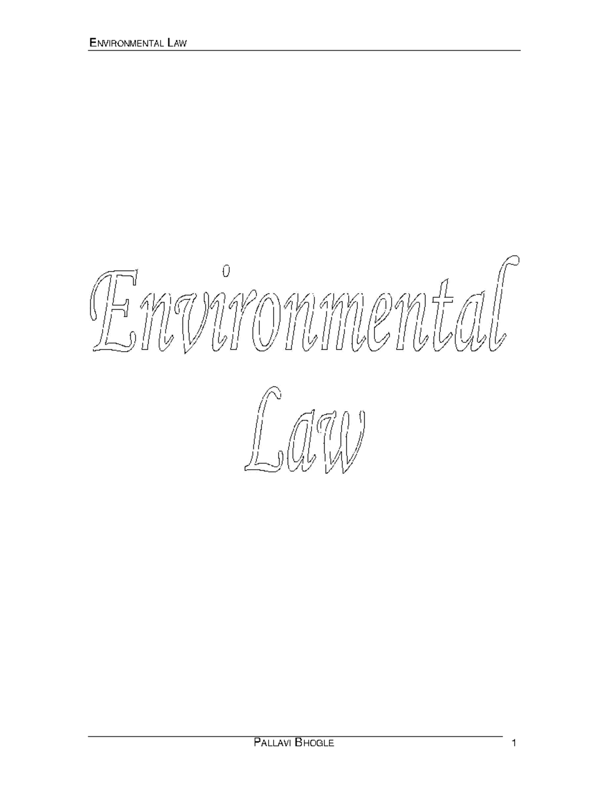 Environmental-Law-Notes ( Lectures Notes ) ( Law Notes) - POLLUTION ...