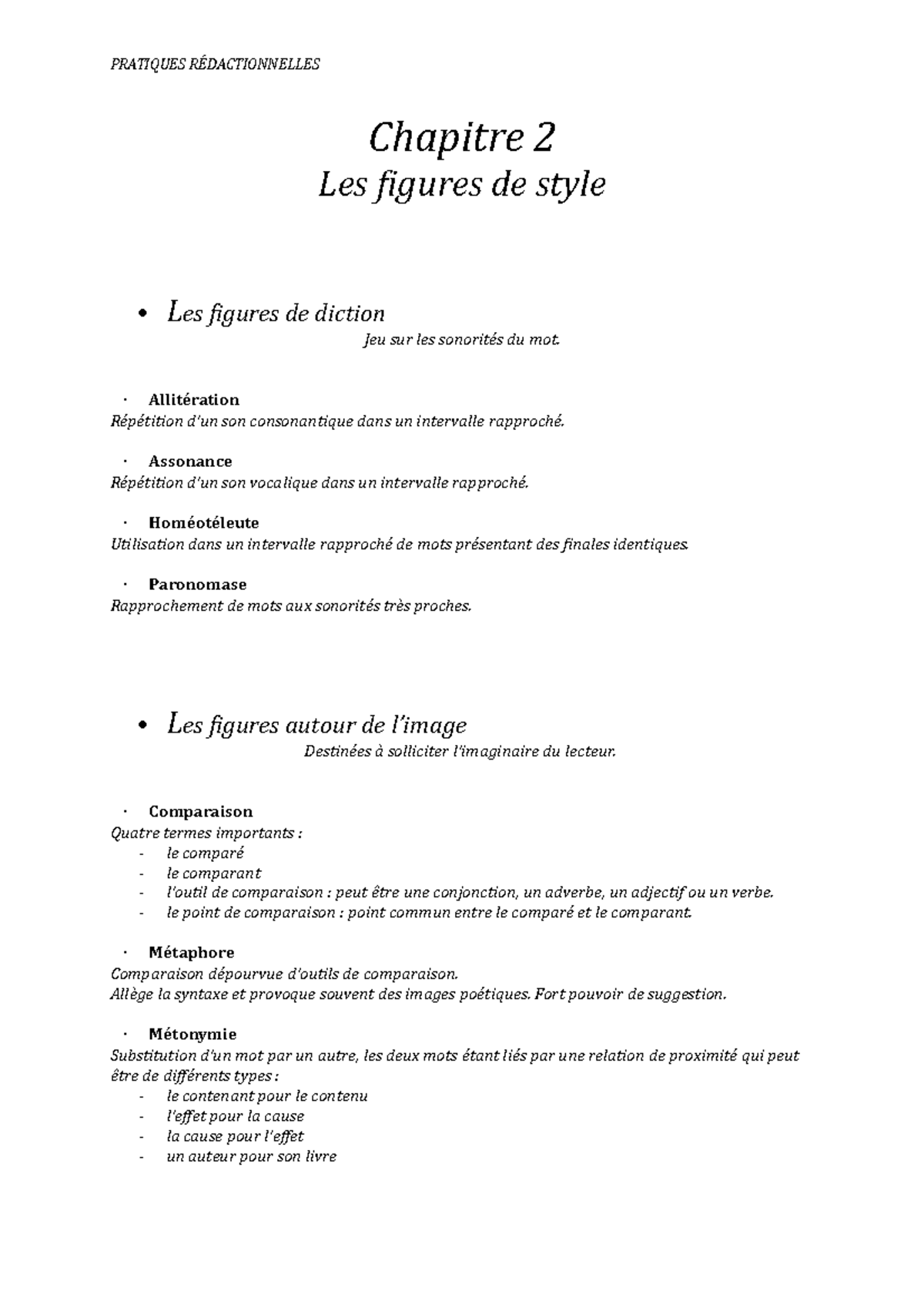 Chapitre 2 Les figures de style son consonantique dans un