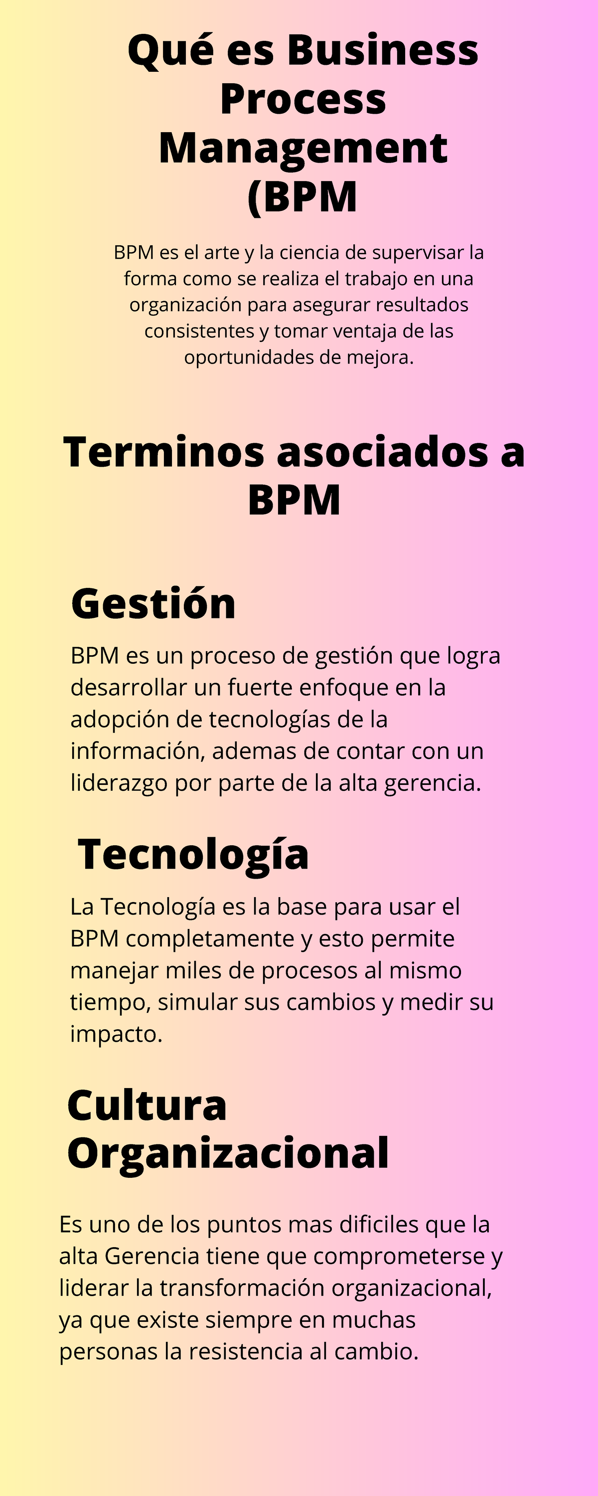 Actividad Semana 3 - QUE ES BPM - BPM Es Un Proceso De Gestión Que ...