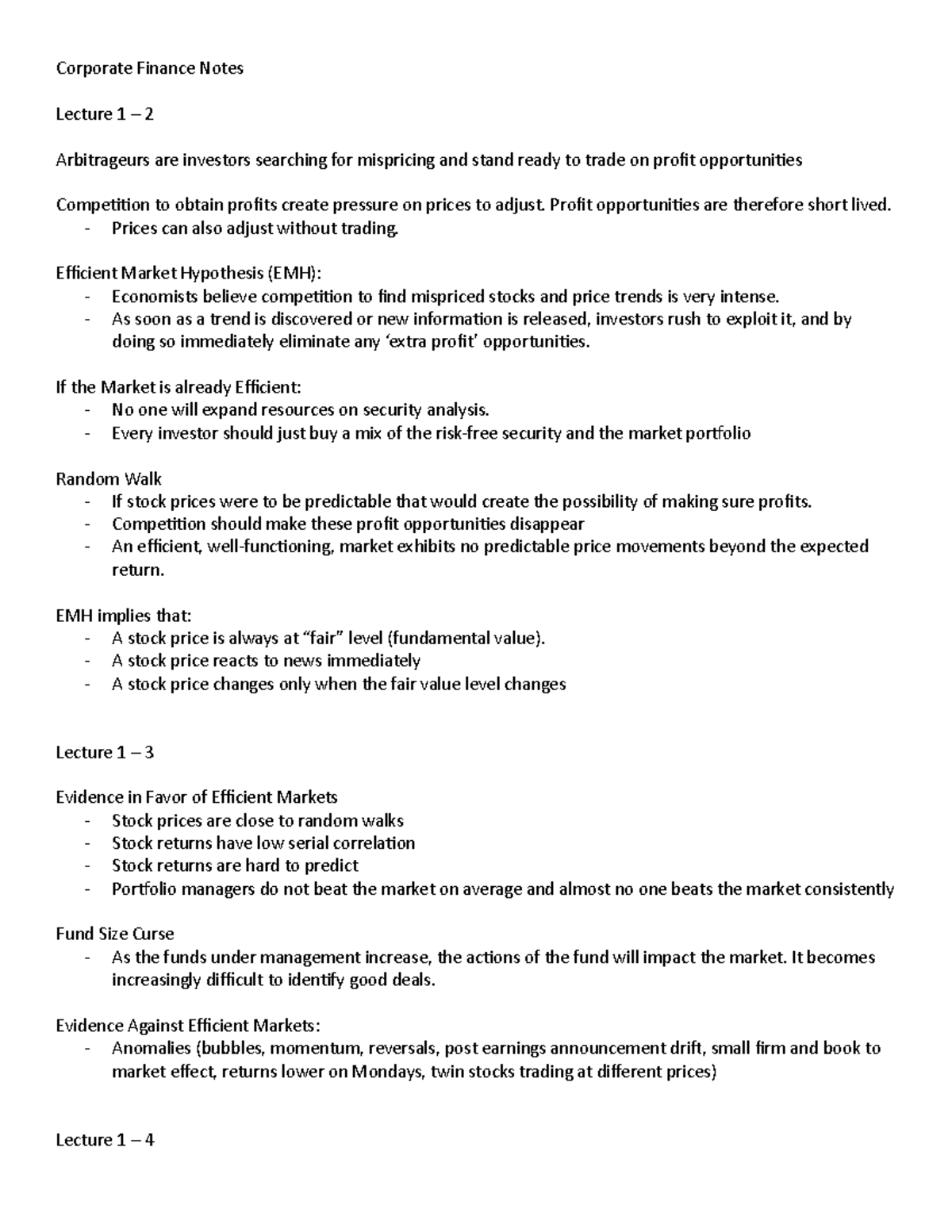 corporate-finance-notes-corporate-finance-notes-lecture-1-2