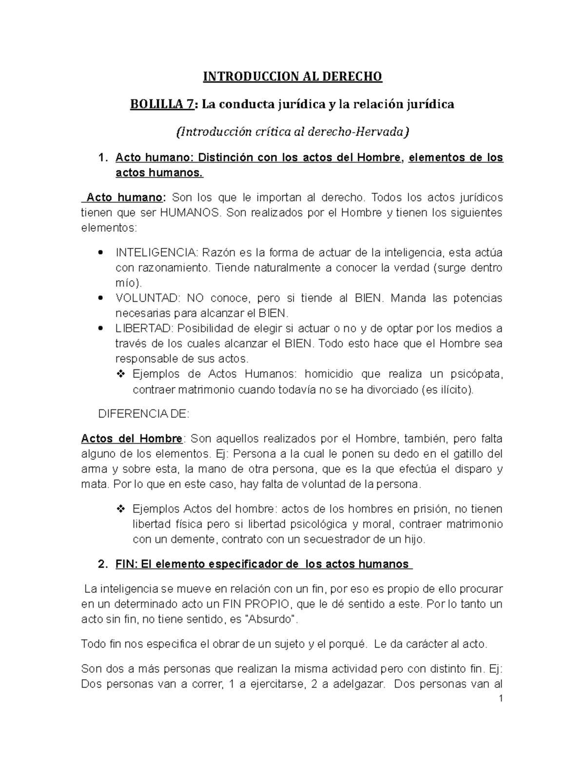 Bolilla 7 - Resumen Introducción Al Derecho - INTRODUCCION AL DERECHO ...