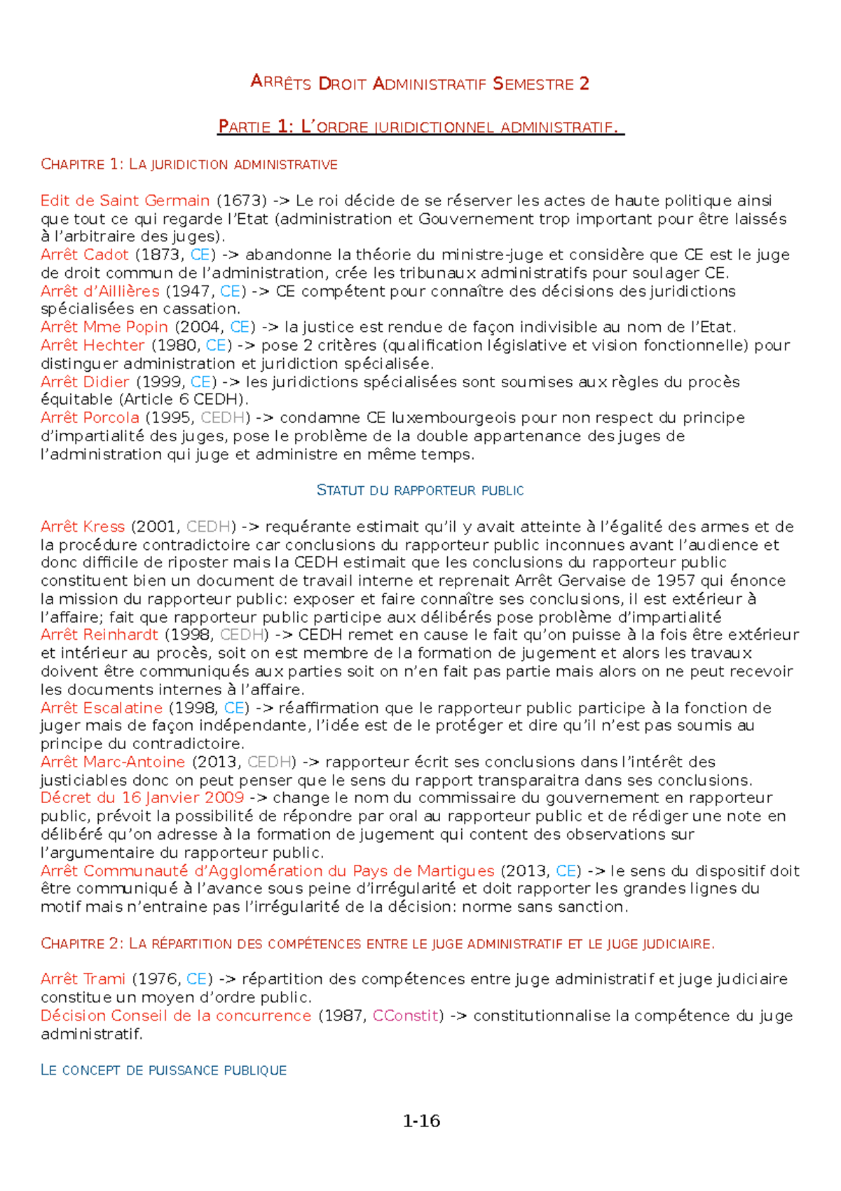 Fiche D Arrêt Droit Administratif L2 Pdf Arrêts Administratifs L2 S4 - ARRÊTS DROIT ADMINISTRATIF SEMESTRE 2 PARTIE  1: L'ORDRE JURIDICTIONNEL - Studocu