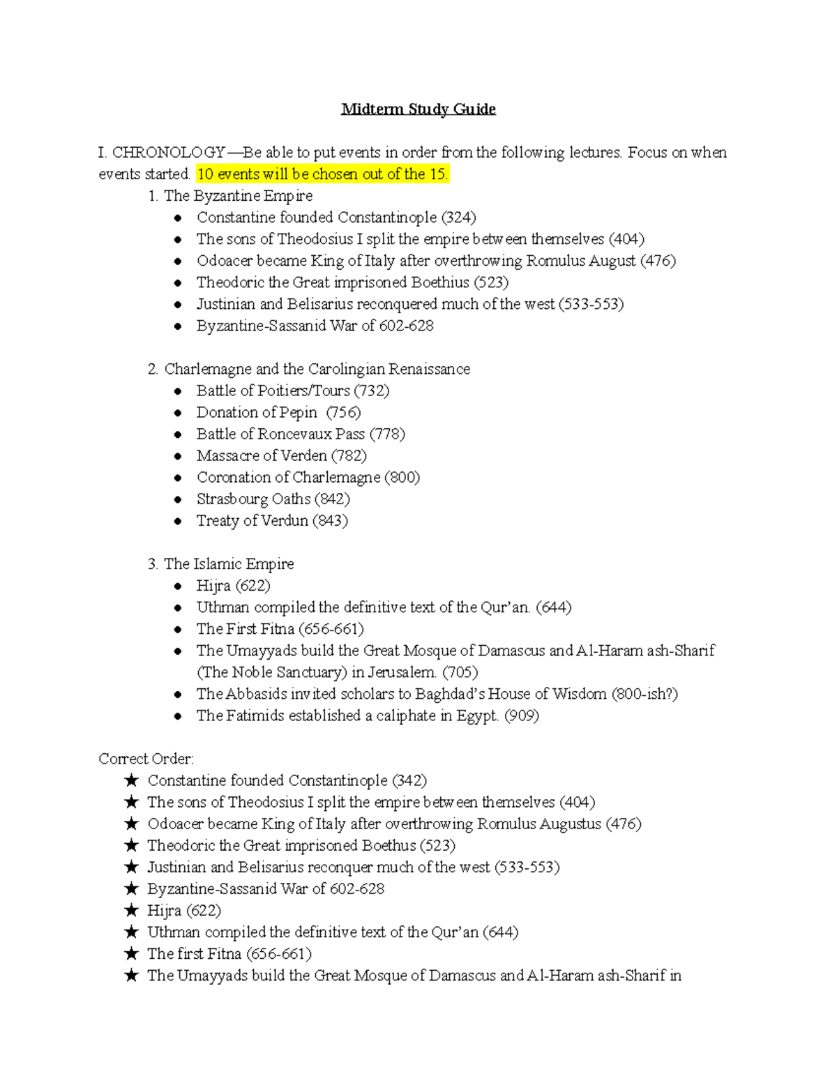 midterm-study-guide-chronology-be-able-to-put-events-in-order-from