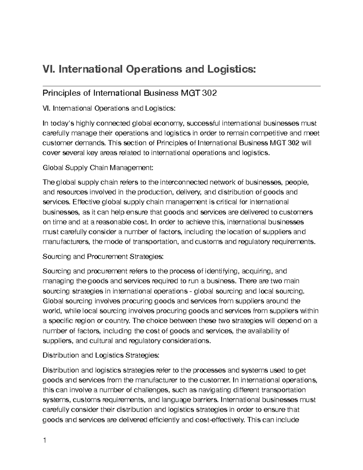 international-operations-and-logistics-vi-international-operations