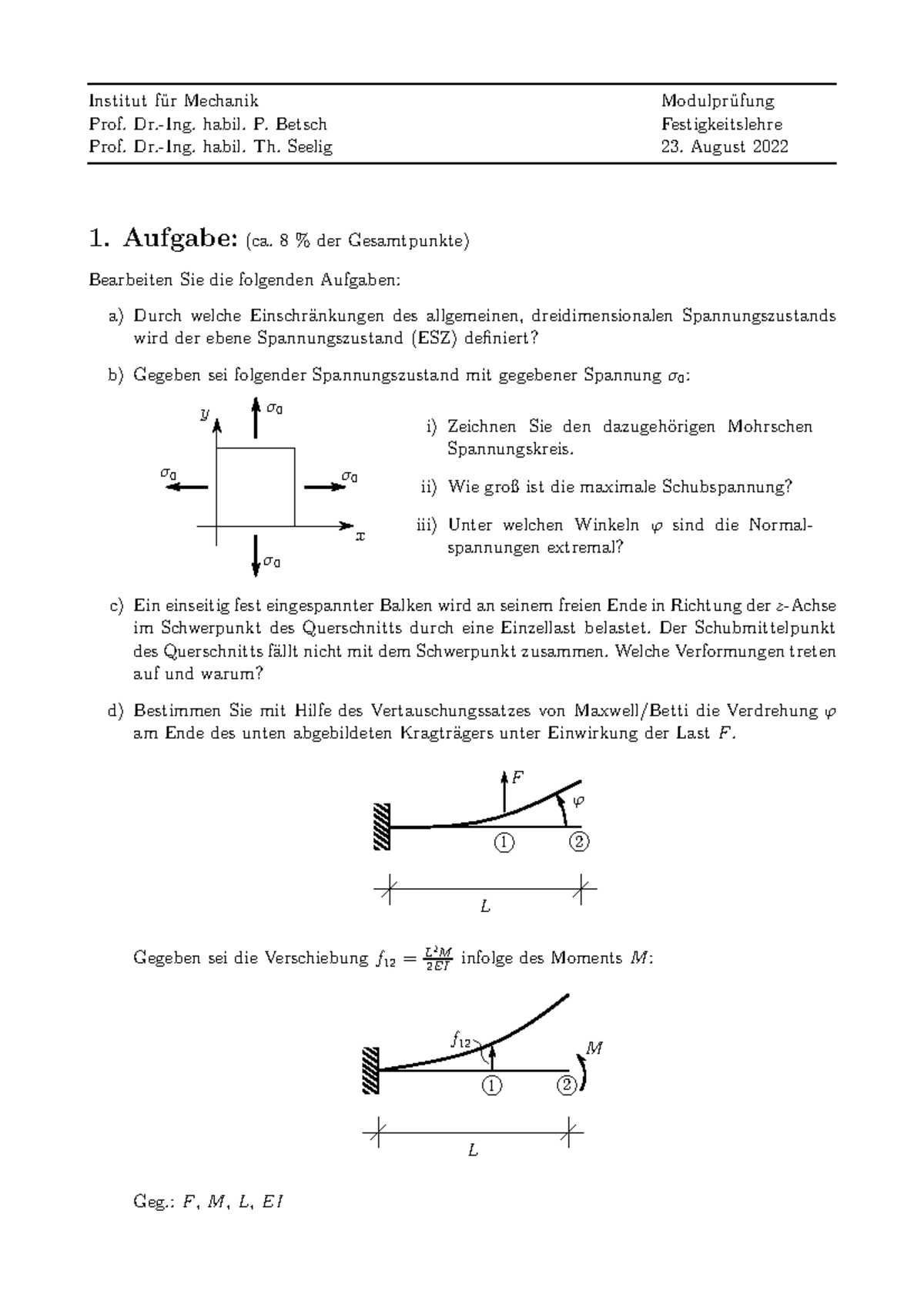Technische mechanikTechnische mechanikTechnische mechanik - Institut ...