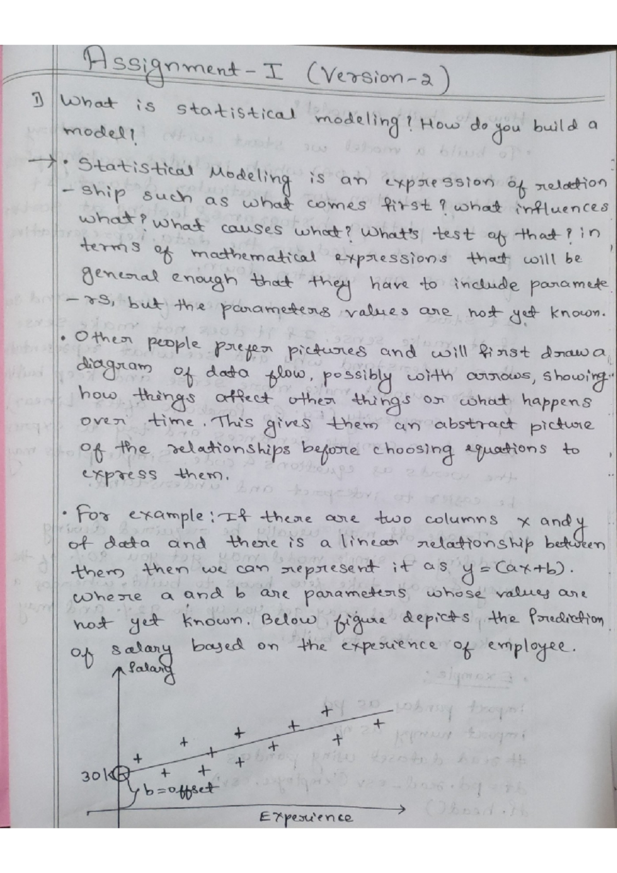 DSV assignment-1 V-2 - Assignments - I (Version. 2) D What model! is ...