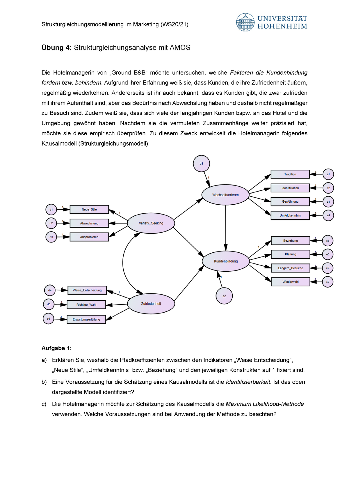 Uebung 4 Strukturgleichungsanalyse Mit AMOS Final ...