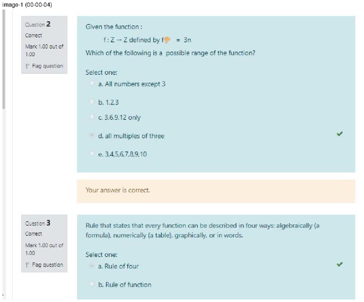 Discrete PRE FI Q1 - Discrete Mathematics - Studocu