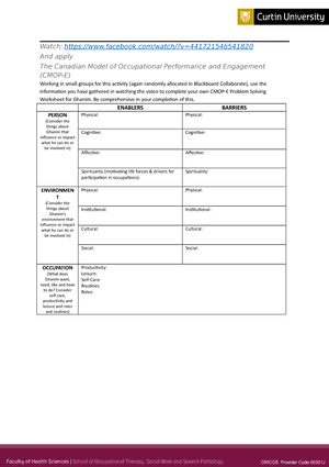 Application of CMOP-E - Abacus Healthcare