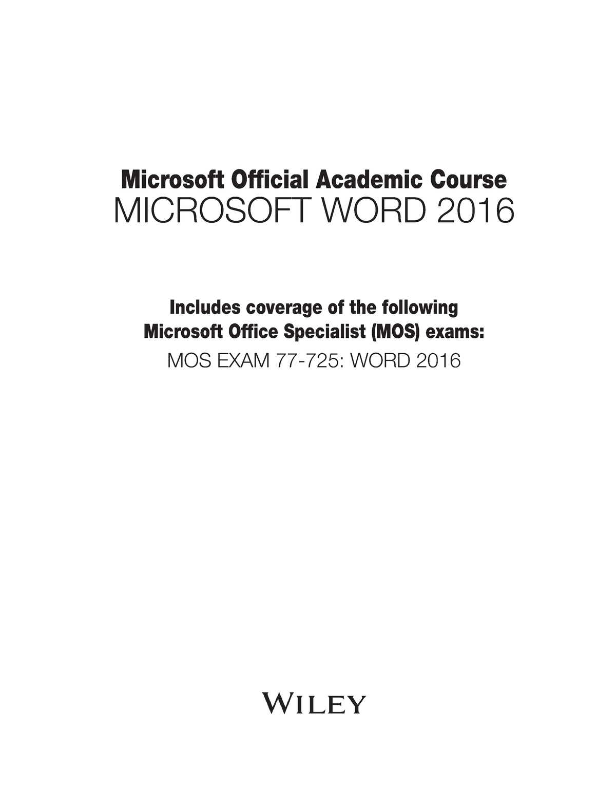 ms-word-2016-core-microsoft-word-microsoft-official-academic