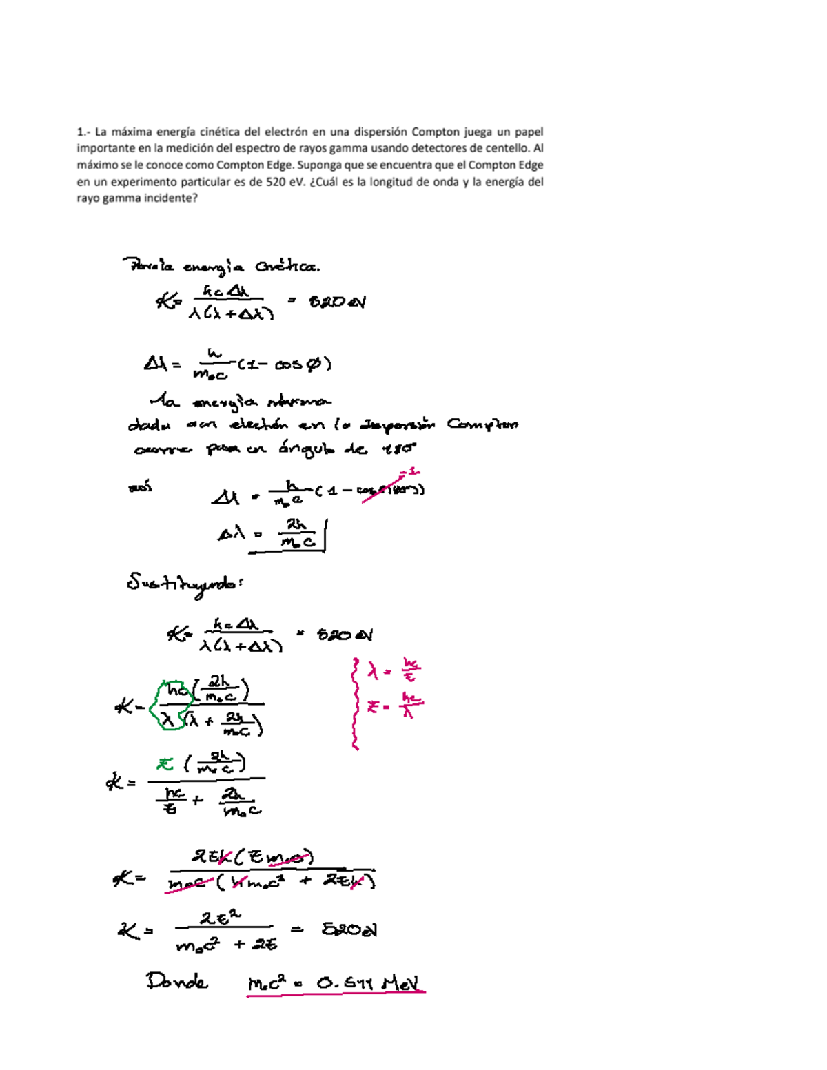 Examen - Solucionario De Física Moderna, Problemas Resueltos. - Física ...