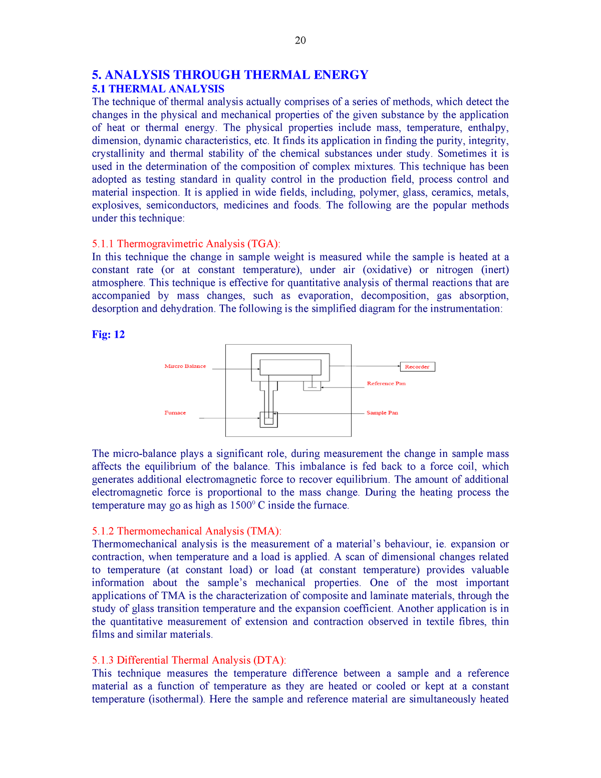 ANALYSIS THROUGH THERMAL ENERGY - 5. ANALYSIS THROUGH THERMAL ENERGY 5 ...