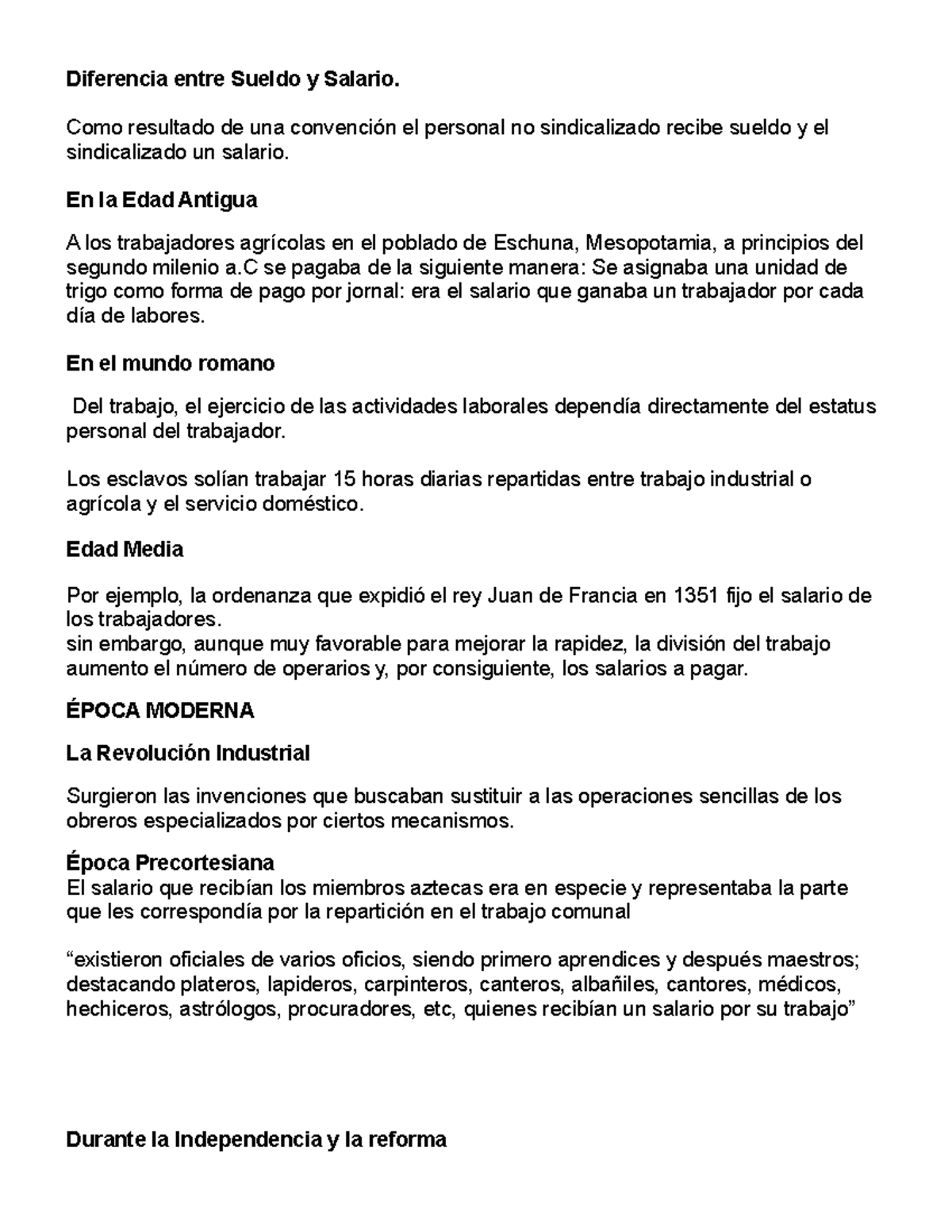 Diferencia Entre Sueldo Y Salario Resumen Diferencia Entre Sueldo Y Salario Como Resultado De