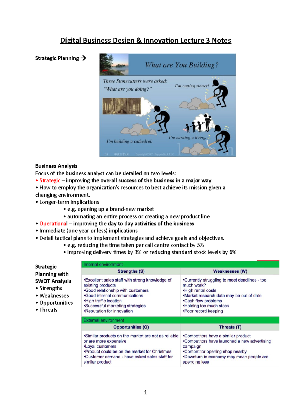 Digital Business Design Lecture 3 Digital Business Design