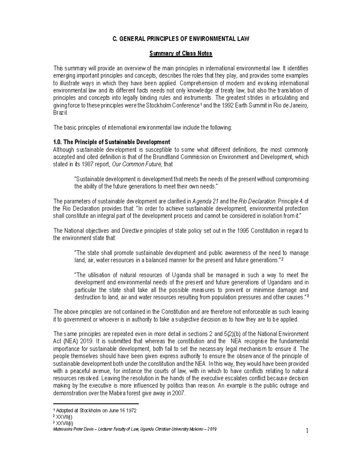 Role of Judiciary in Protection of the Environment - ROLE OF JUDICIARY ...