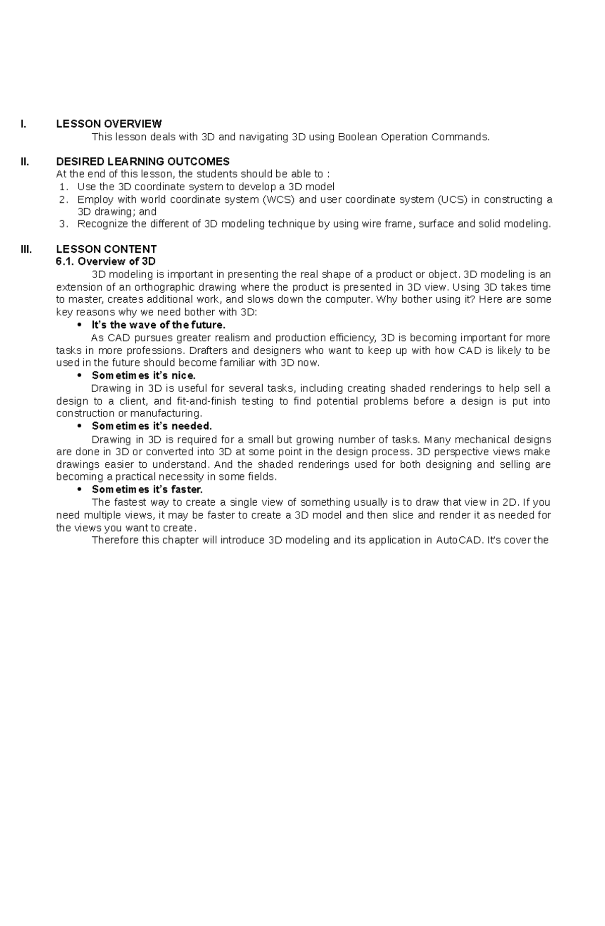 Im 6 Cad Enables The Development Modification And Optimization Of