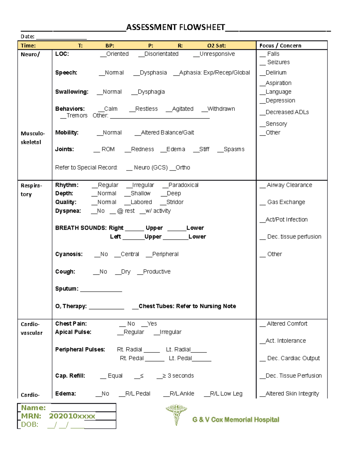 Blank Flowsheet - supsadf kaj f;laj klasdl'fj kaj dsa' fja'sj. a'j a;j ...