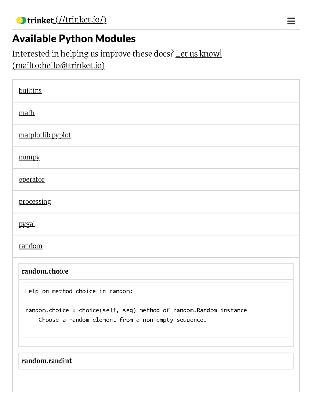 Available Python Modules - CZ4001 - NTU - Studocu