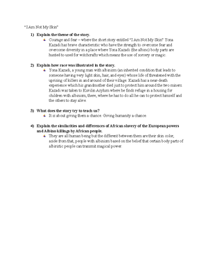 Week-1-Activity 2 - Module - Read the short story and answer the ...