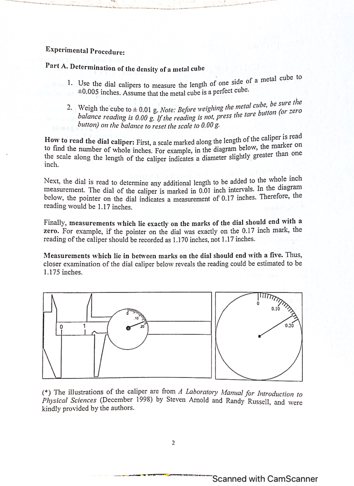 Measures and density - lab report - CHEM 1101 - Studocu