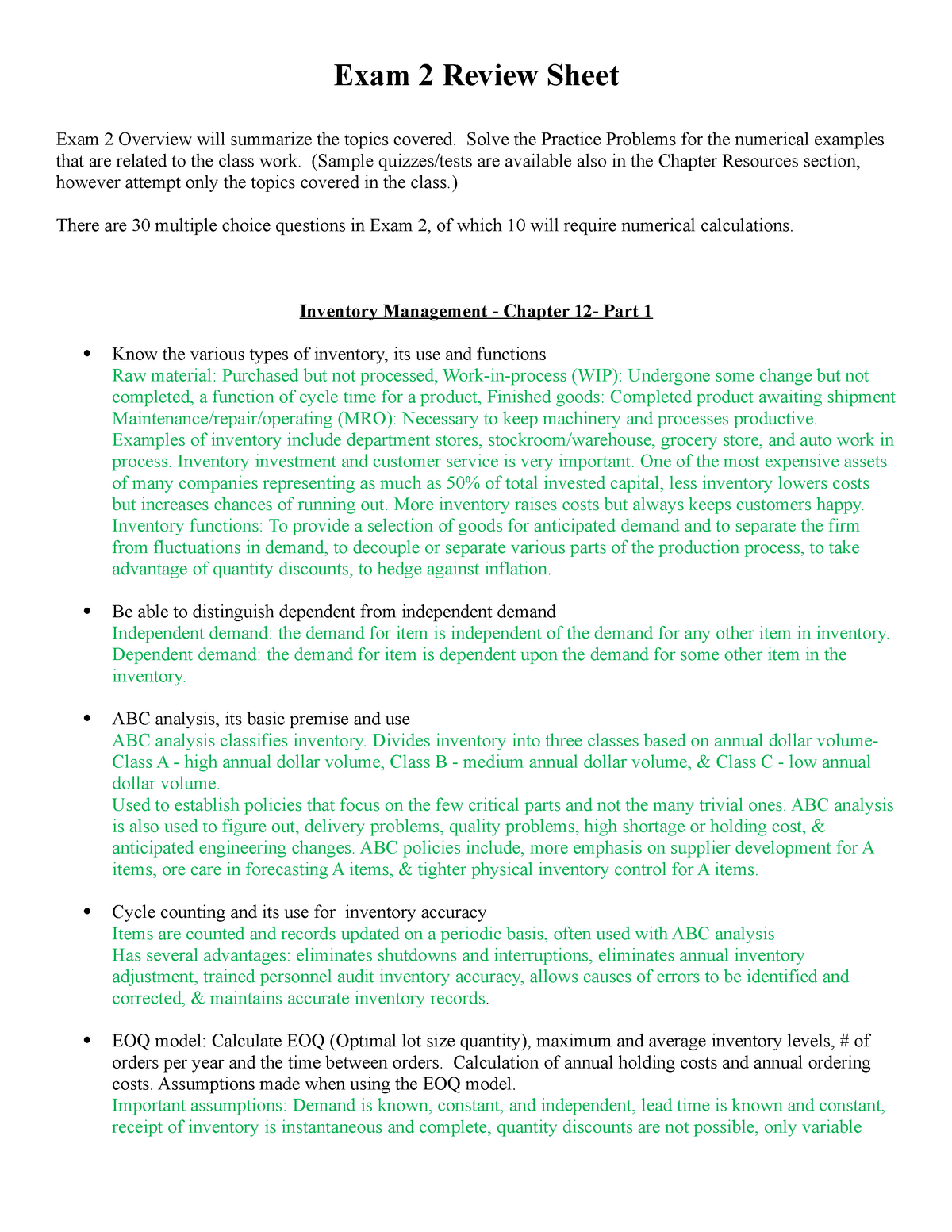 Brain OMS-435 Exam