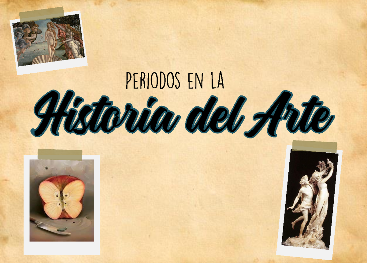Periodos en la historia del arte - Teorías contemporáneas del arte ...