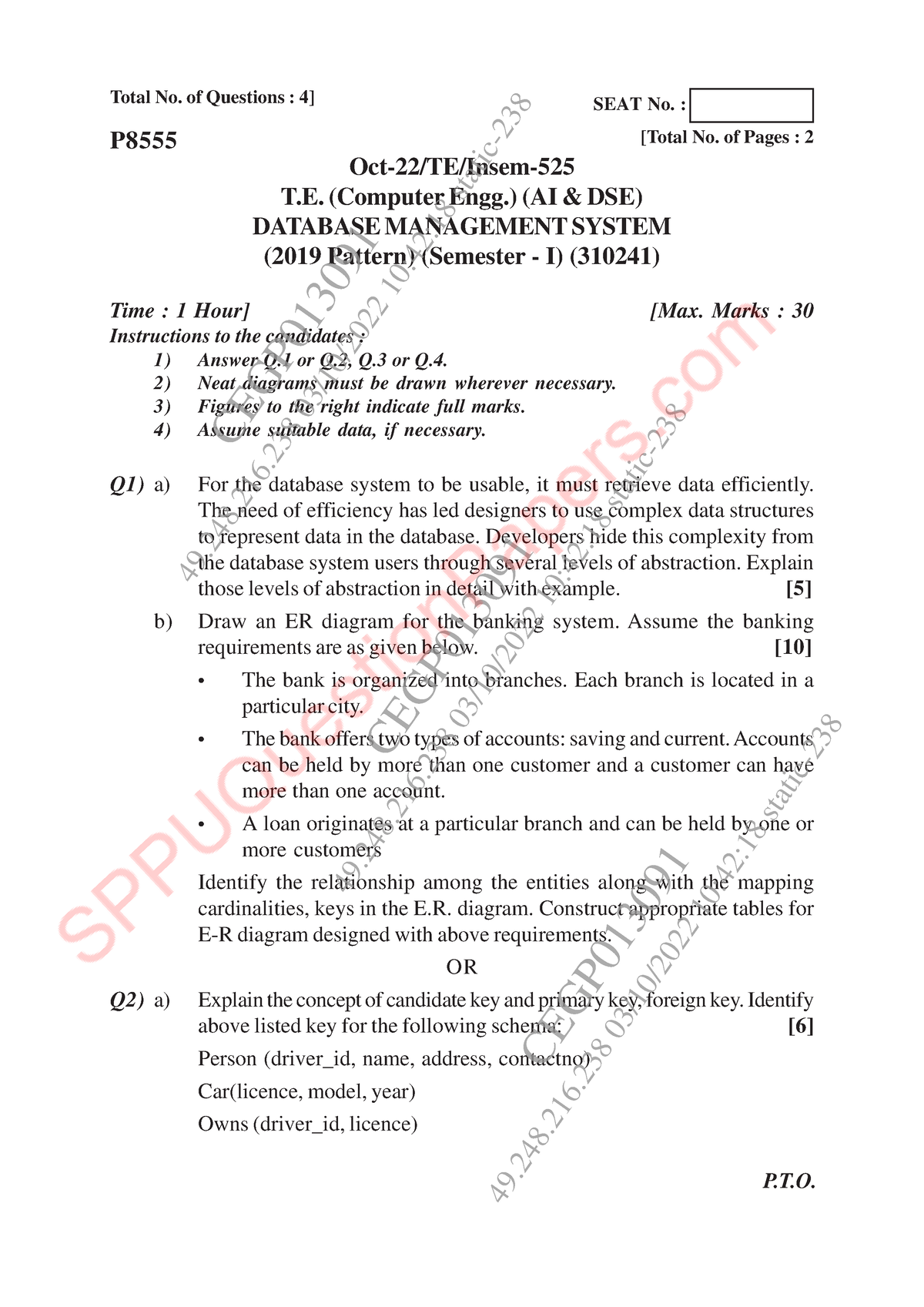 Be Computer-engineering Semester-5 2022 October Database-management ...