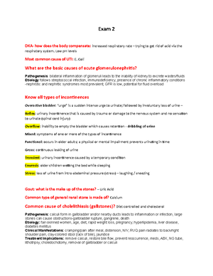 Final Exam Pathophysiology - Pathophysiology Final Exam 1- Which Of The ...