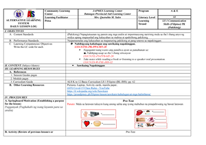 Quarter 1- Intervention MATERIANS INTEDED FOR GRADE 9 STUDENTS ...