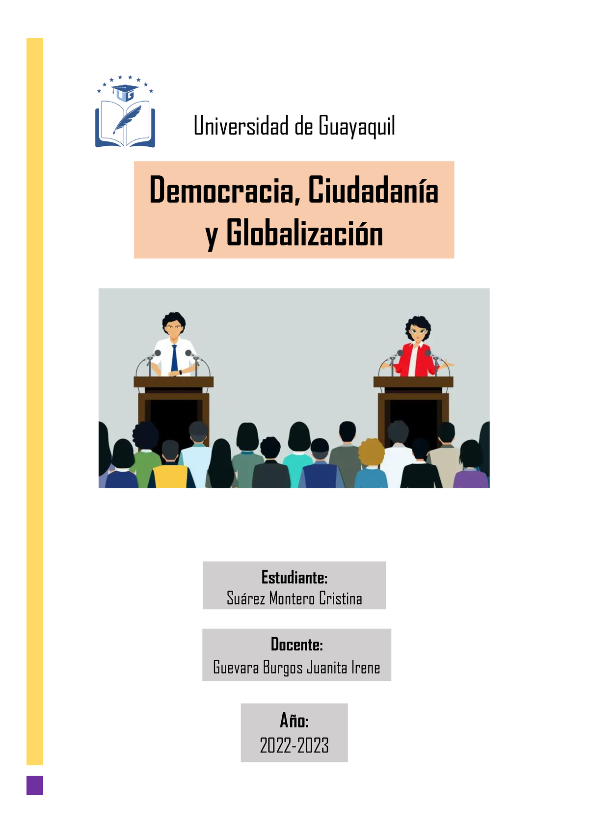 Democracia Resumen - Democracia, Ciudadanía Y Globalización Estudiante ...