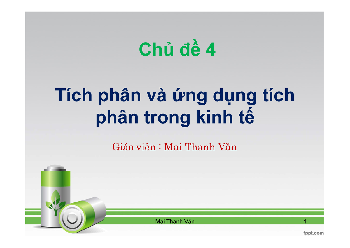 Những ứng dụng của tích phân trong kinh tế mà bạn không thể bỏ qua