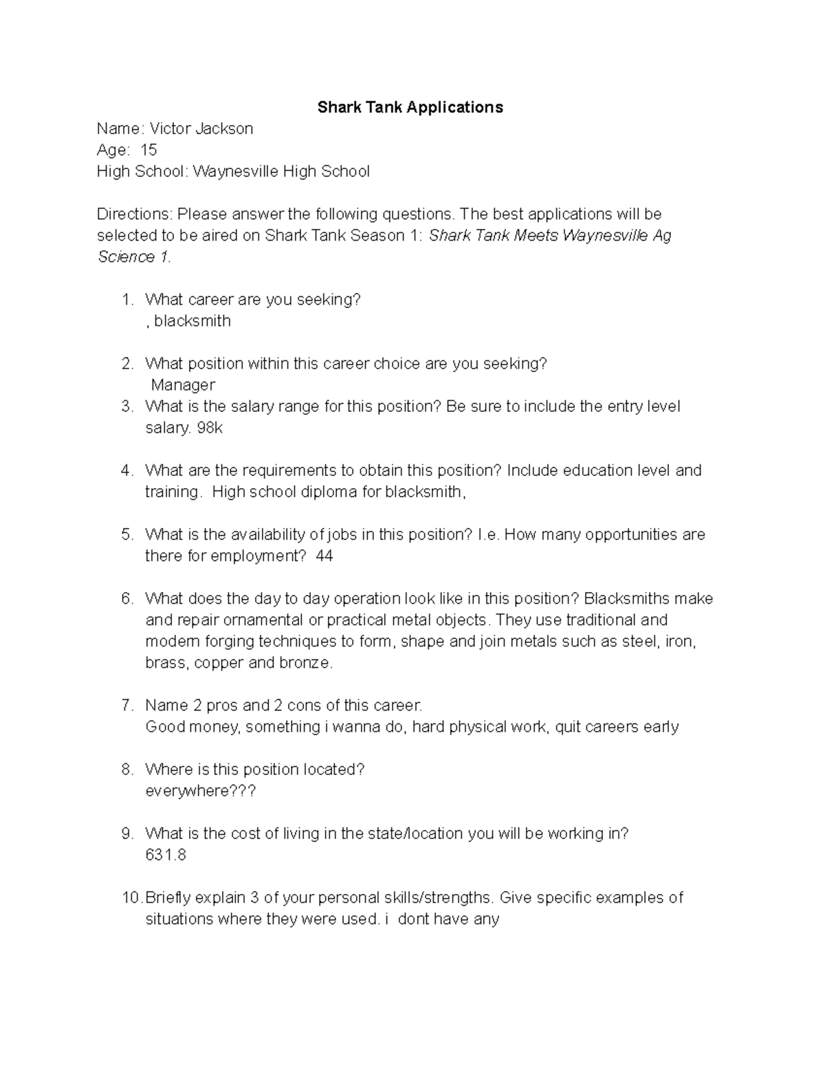 Copy of Shark Tank Applications-1 - Shark Tank Applications Name ...