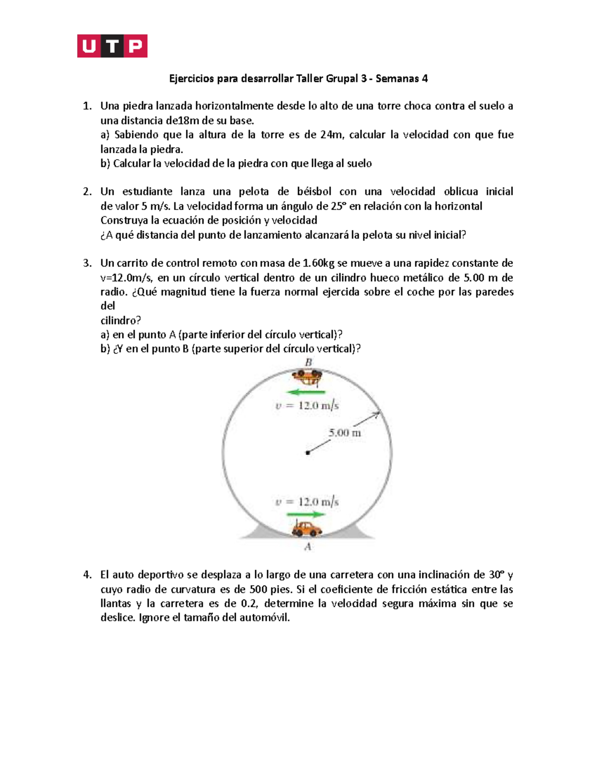 Ejercicios Para El Taller 3 CAF1 1 Introd A La Matem tica Para 
