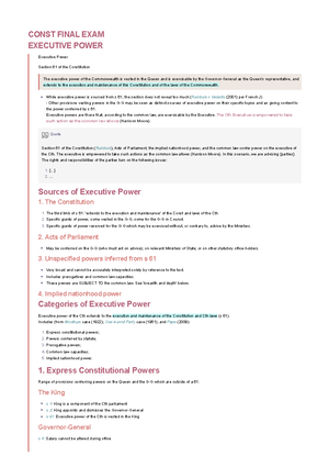 Constitutional Law Final Exam Notes - Constitutional Law Final Exam ...