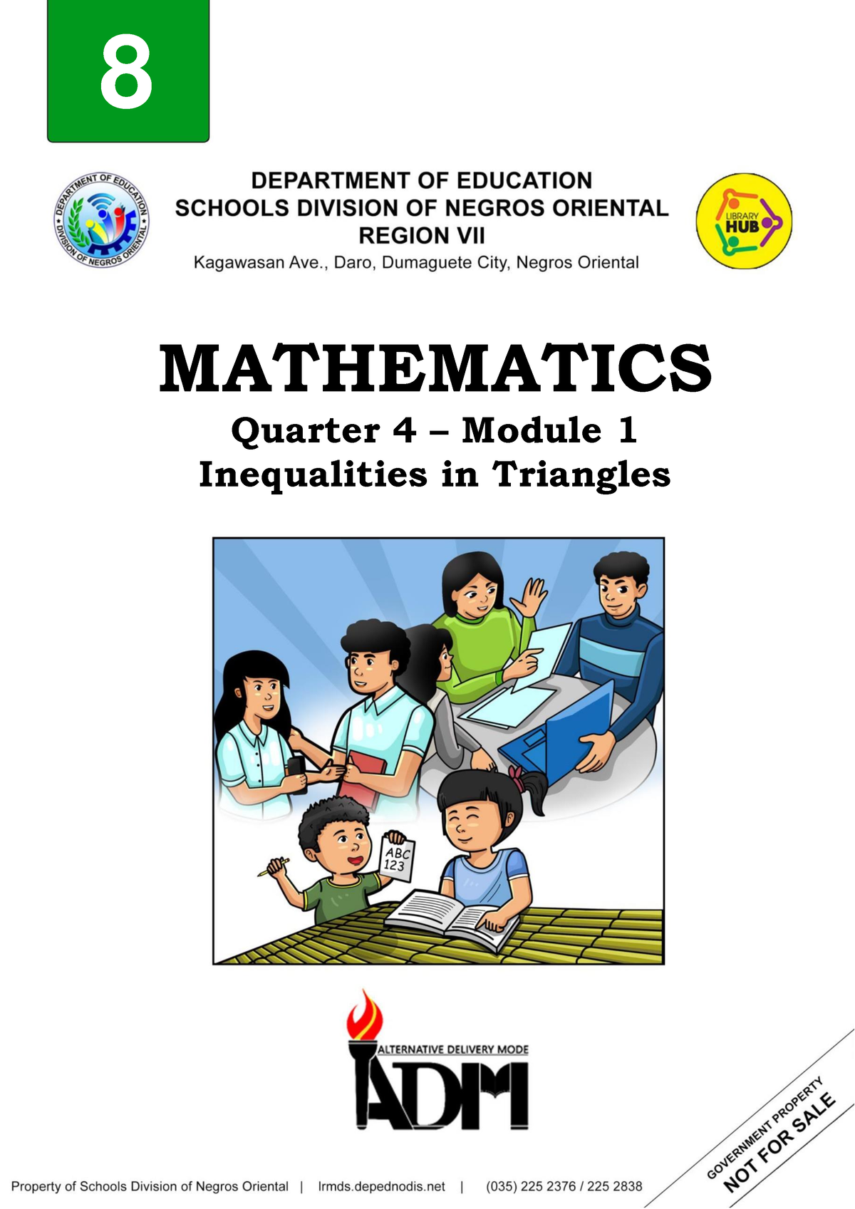 Math 8-Q4-Module-1 - Self- Learning Module For G8 Math - 8 MATHEMATICS ...