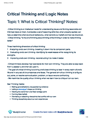 critical thinking milestone 2