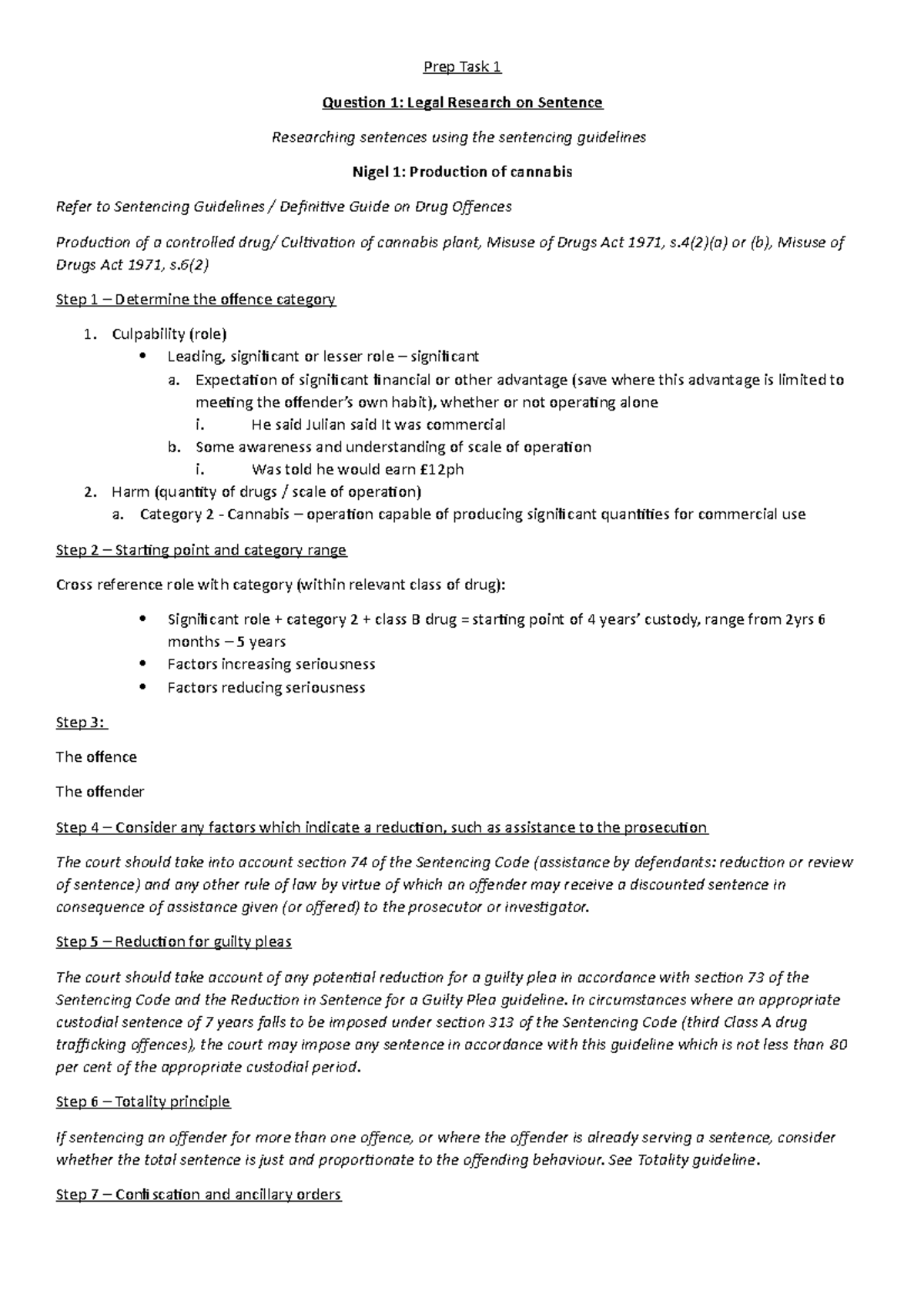 ACL WS6 - Prep Activities - Prep Task 1 Question 1: Legal Research on ...