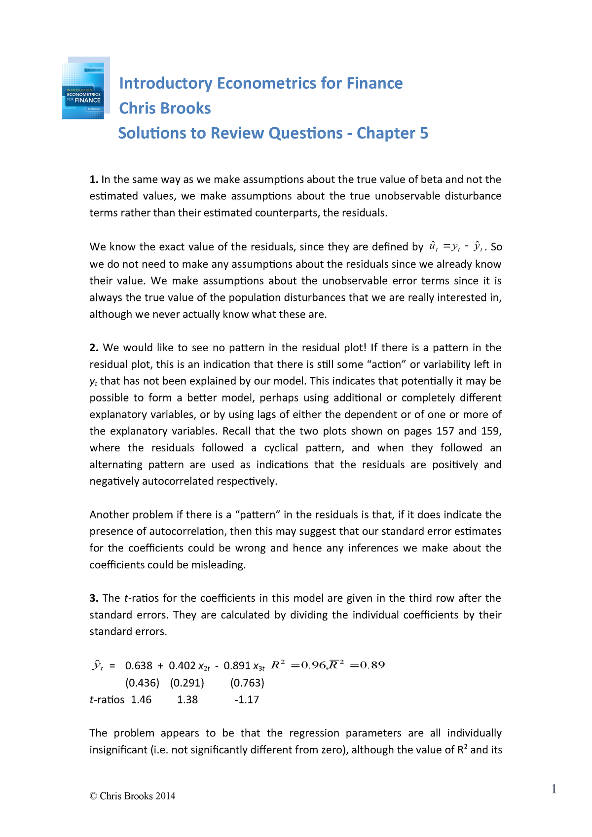 Chapter 5 Solutions Ans Hku Studocu