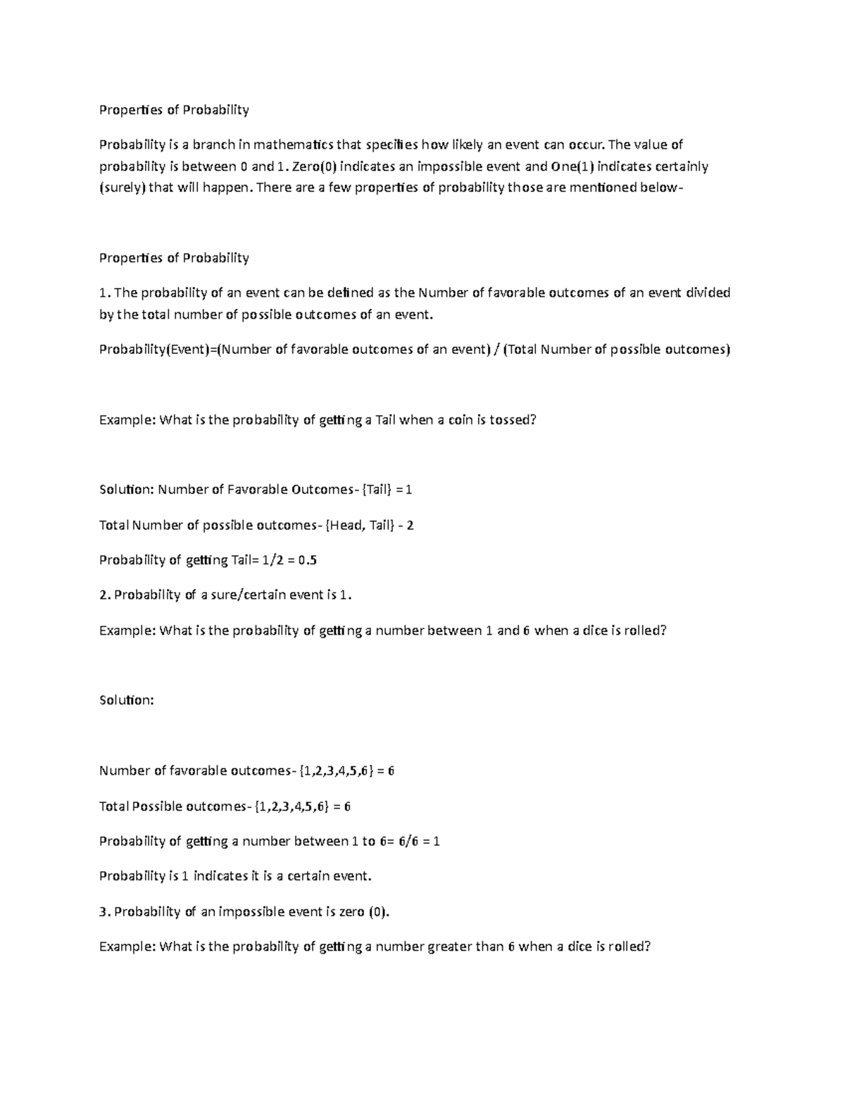 properties of probability distributions assignment