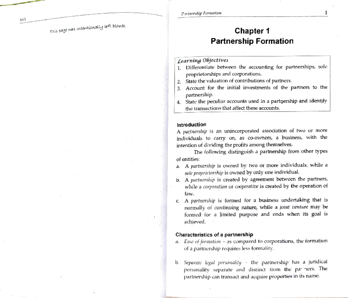 Chapter 1 - 2 - Accounting for Special Transactions. - Partnership ...