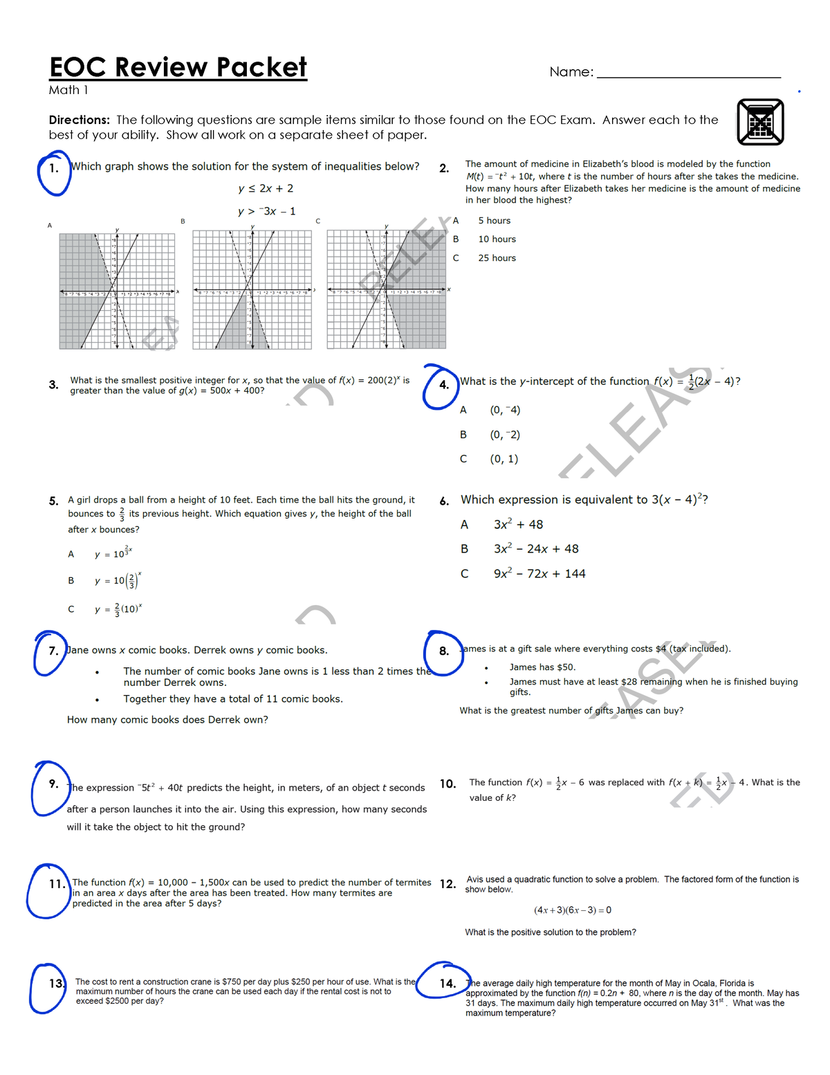 math-1-eoc-review-packet-extra-prac1tice-1-eoc-review-packet-name