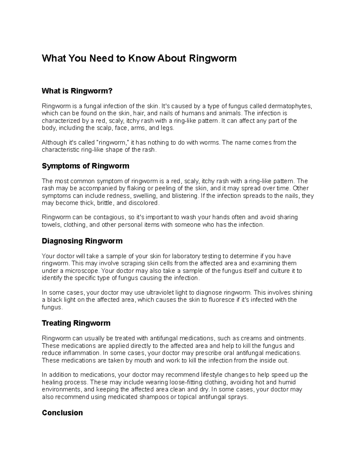 What You Need to Know About Ringworm - It's caused by a type of fungus ...