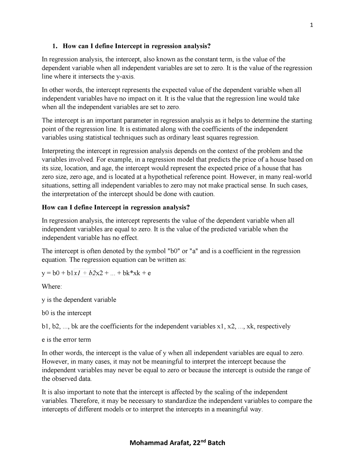 401-how-can-i-define-intercept-in-regression-analysis-in-regression