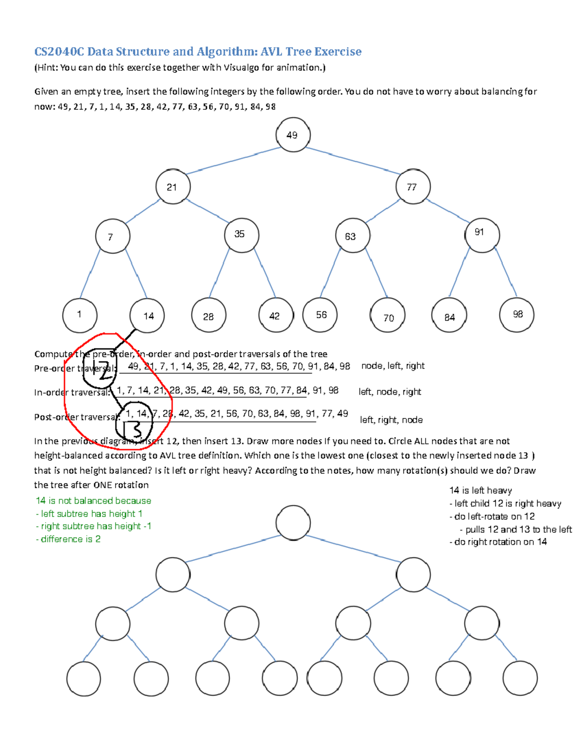 Binary Search Trees - CS2040C Data Structure and Algorithm: AVL Tree ...