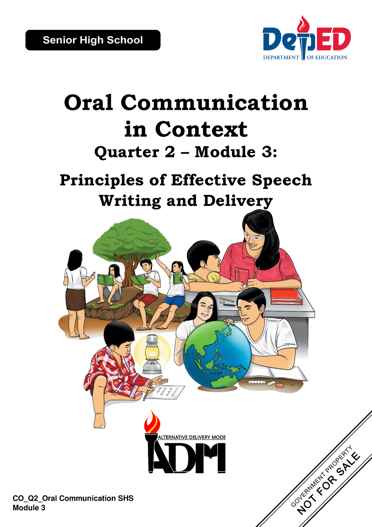 Quarter 2 Principles of Effective Speech Writing and Delivery ...