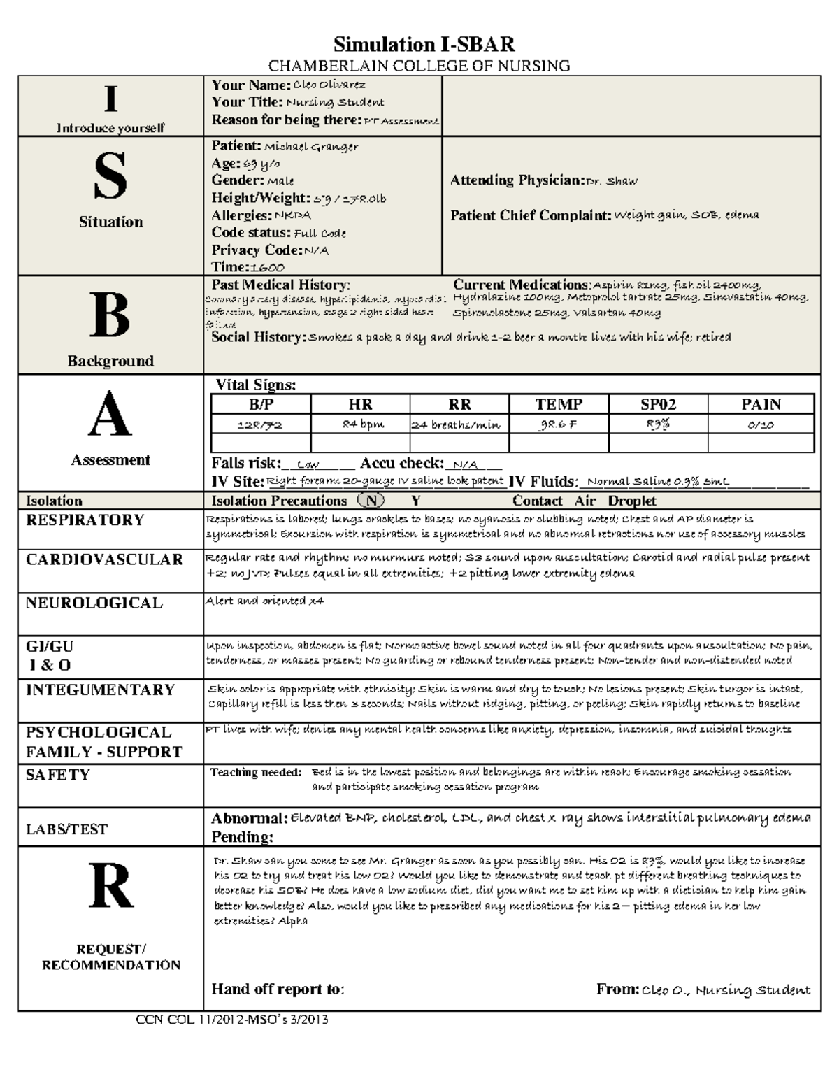 ihuman case study answers michael granger