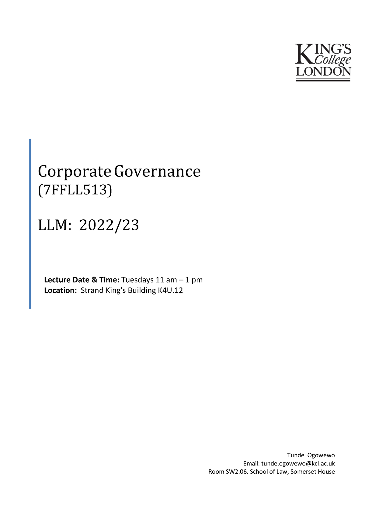 corporate governance llm dissertation