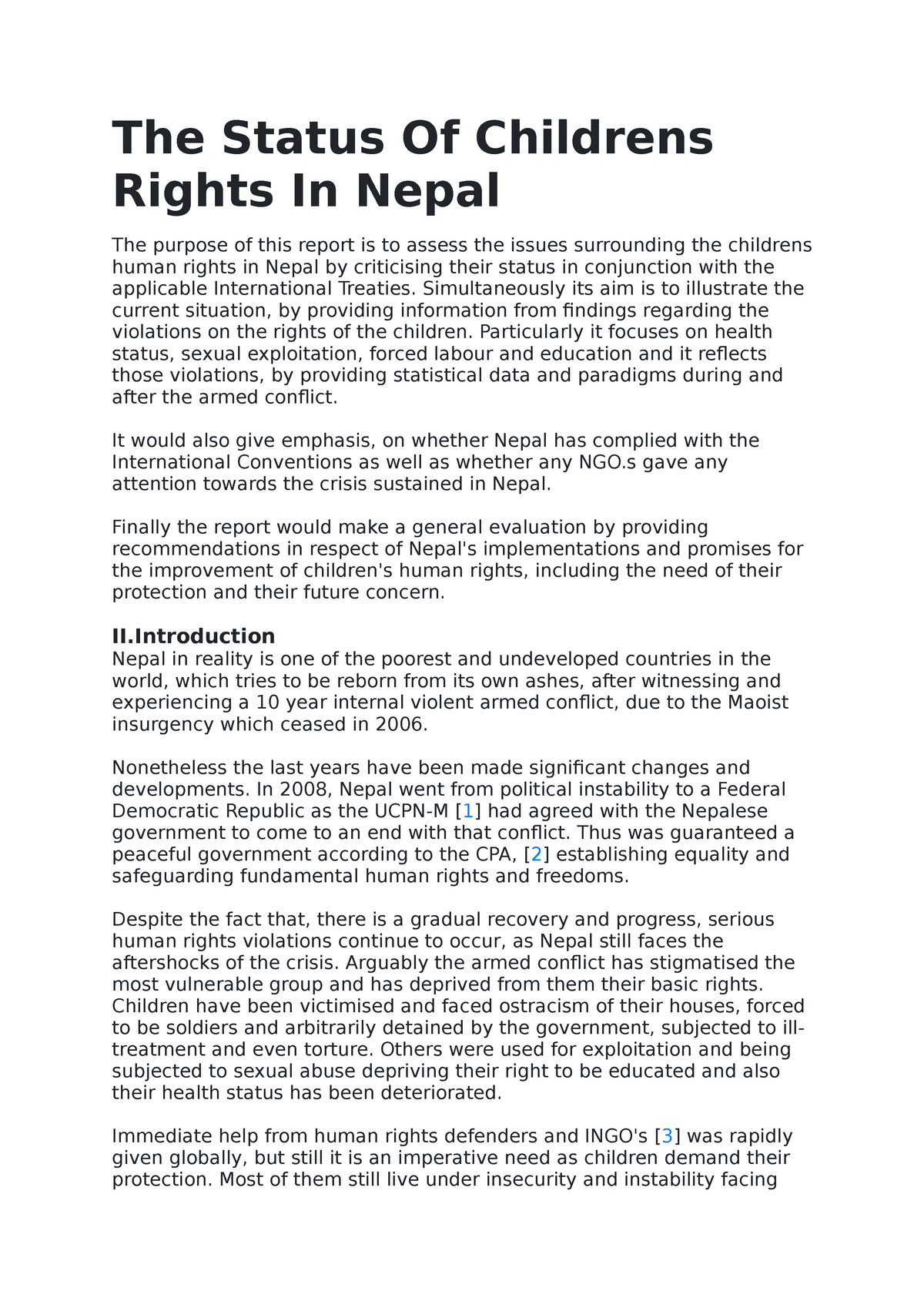 child rights essay in nepali