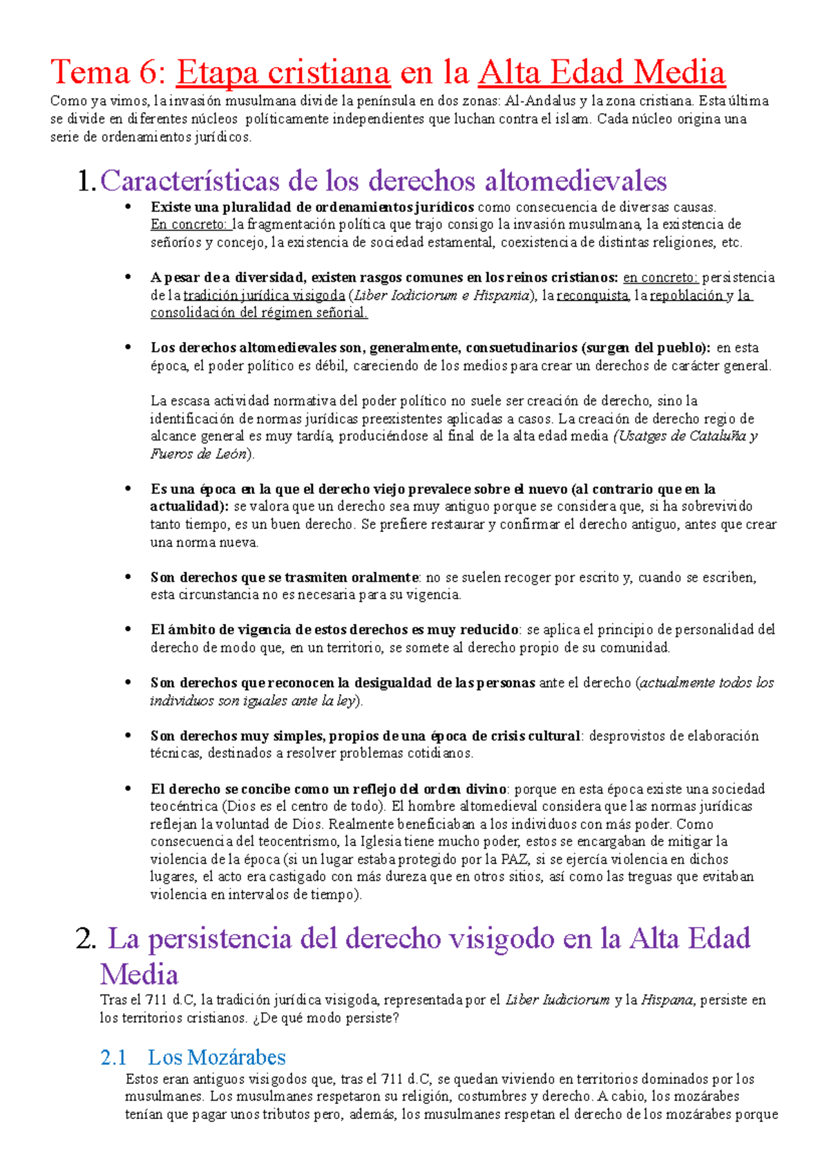 Tema 6 etapa cristiana (alta edad media) - Tema 6: Etapa cristiana en ...