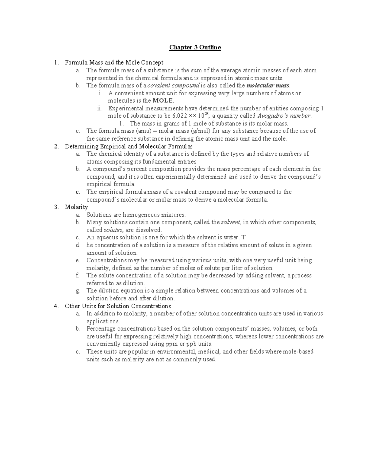 chem 101 chapter 3 homework